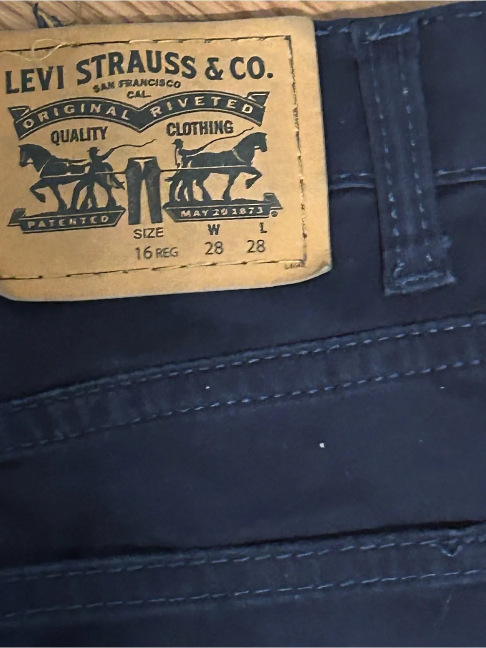 Levi's Slim Straight Jeans in Dark Blue
